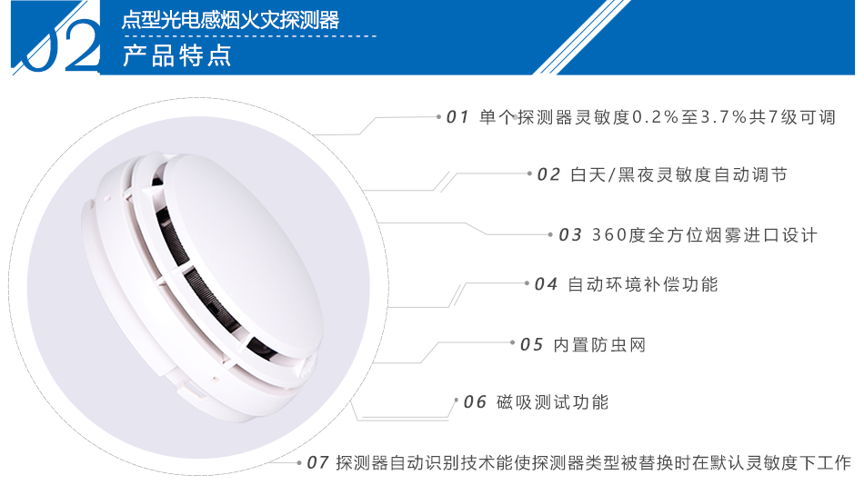 JTY-GM-CN4098-9714点型光电感烟火灾黑龙江探测器特点